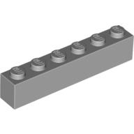 Lego kostka (kostička) 1x6, světle modro šedá (4211393)